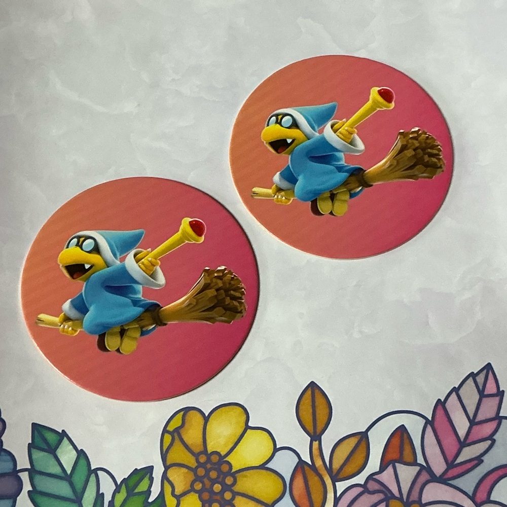 2 Wizard Character in Cardboard Game Topper